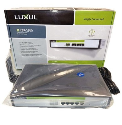 LUXUL XBR-2300 Dual-WAN Router   Brand New, Factory Sealed   Commercial Grade