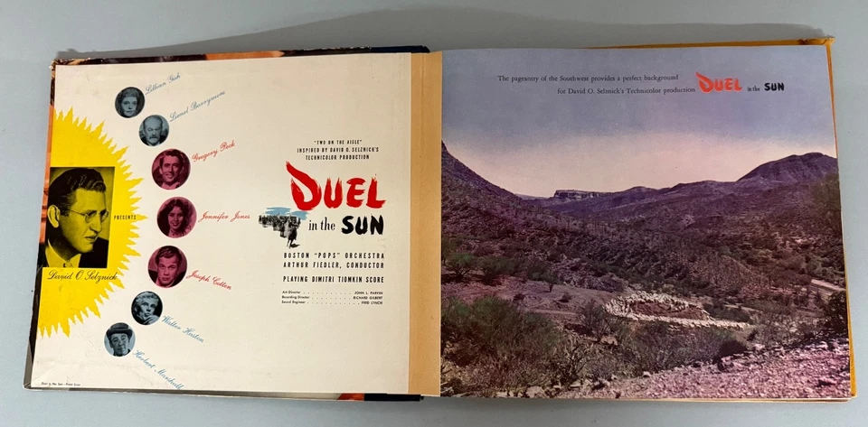 Vintage Duel In The Sun 78 rpm 4 Record Album 1946 Gregory Peck Jennifer Jones - Image 2 of 4