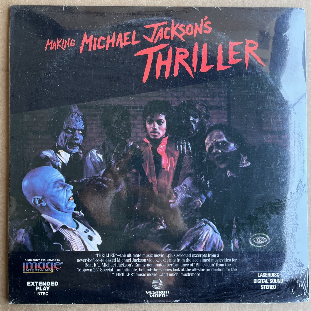 米LASERDISC Michael Jackson Making Michael Jacksons Thriller IDVL1000D IMAGE ENTERTAINMENT /00600 LaserDisc Database - Michael Jackson: Making Michael