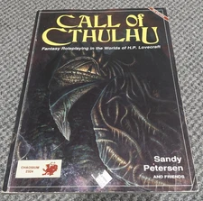 Call of Cthulhu 4th Edition Core Rulebook - Chaosium RPG #2324 w/ Poster