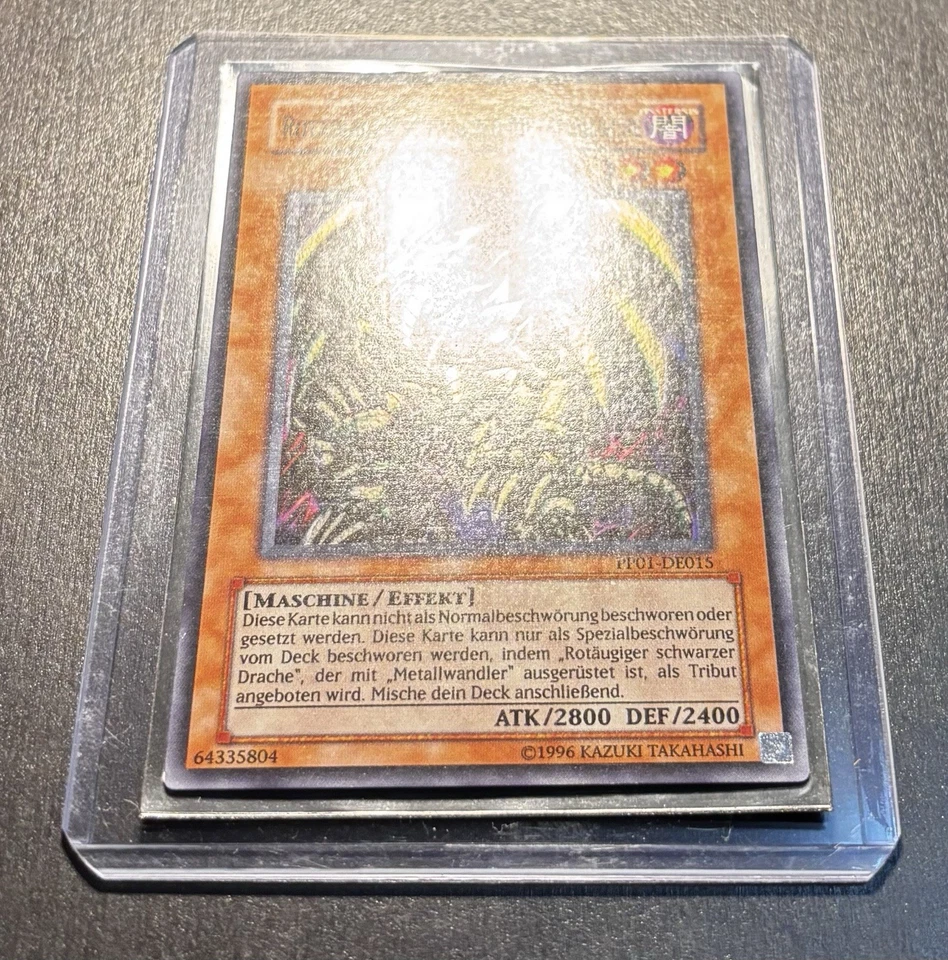 Yu-Gi-Oh! Rotäugiger Schwarzer Metalldrache PP01 Super Rare Near Mint - Bild 4 von 4