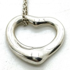 Tiffany and Co. Necklace Peretti Open Heart Silver 925 5700413