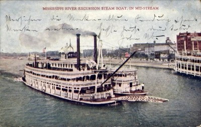 Ak Mississippi River, Excursion Steam Boat - 4878013