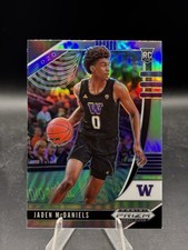 2020-21 Panini Prizm Draft Picks Basketball Silver Rookie Jaden McDaniels RC