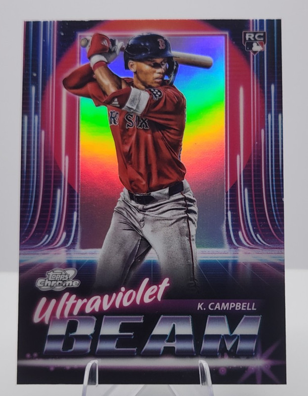 2025 Topps Cosmic Chrome - Ultraviolet Beam Kristian Campbell #UB-22 (RC)