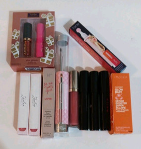 NEW SET OF 10 MAKEUP, IT COMETICS, JULEP, BAREMINERALS, TARTE, MALLY + MORE