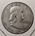 1954 D FRANKLIN HALF DOLLAR 50c (#303) Denver, circulated, ungraded