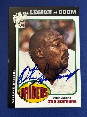   2004 Topps All-Time Fan Favorites Football Autograph #OS Otis SISTRUNK  