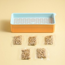 3 Pcs Cat Grass Tray Catnip Box Planter for Indoor Cats Container