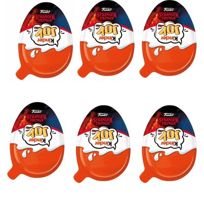 NEW SET of 6PC Kinder Joy Stranger Things Funko POP Figures
