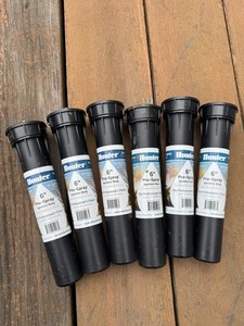 6-pack USED Hunter Pro-Spray 6 in. H Adjustable Pop-Up Sprinkler *FREE SHIPPING*
