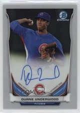 2014 Bowman Chrome Prospect Auto Duane Underwood #BCAP-DU Auto 17fn