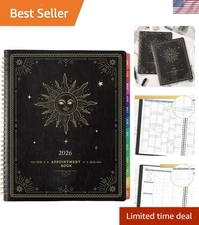 Luxurious 2026 Daily Hourly Planner - Elevate Your Scheduling with  Leather C...