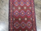 Vintage Turkish Rug,HandMade Anatolian Turkish Geometric Tribal Rug 1.7x3.8 Ft — photo 10