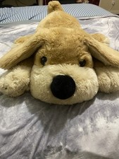 FAO Schwarz Patrick Pup Plush Dog Puppy Large Stuffed Animal Soft 22" Tan Soft