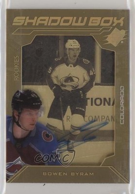 2020-21 SPx Shadow Box Tier 2 35/75 Bowen Byram #SBA-BB Rookie Auto RC au6