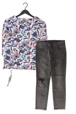 Completo moda donna taglia M con Adagio maglione taglia 38, Set jeans taglia 38