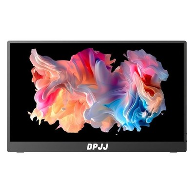 15.6'' Ultra-Thin Portable Monitor with Leather Case, Zero-Frame IPS 1080P Dis...
