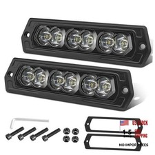 2PCS 7 Inch Flush Mount LED Pods 60W CREE LED Light Bar Spot 2 7" spot flush