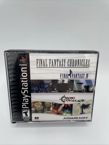 Final Fantasy Chronicles PS1 PlayStation 1 Complete CIB Black Label