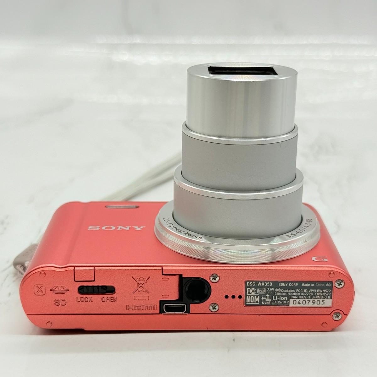 am未使用級の美品♪ SONY Cyber-shot DSC-WX350 SONY Cyber Shot DSC-WX350 Black Digital Camera Japanese