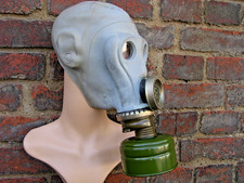 Original NVA  Affenmaske Gasmaske DDR  Maske Gr 2 ABC Latex Maske Affengesicht