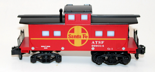 Lionel American Flyer 6-49029 Santa Fe Animated Caboose Boxed 2006 LESEN! - Bild 2 von 8