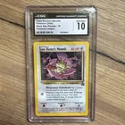 2000 POKEMON BLACK STAR PROMOS #18 TEAM ROCKET'S MEOWTH CGC 10 GEM MINT