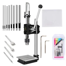 Leather Hole Puncher Hand Punching Machine Manual Press Puncher Punch Tools f...