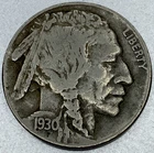 1930-S Buffalo Nickel 5C 5 Cents San Francisco Mint F/VF Fine - Very Fine ST262
