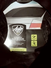 Auto Drive Rear Window Sun Shade Black Universal Fit UV Protection New