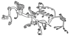 Genuine GM Engine Wiring Harness 42504588