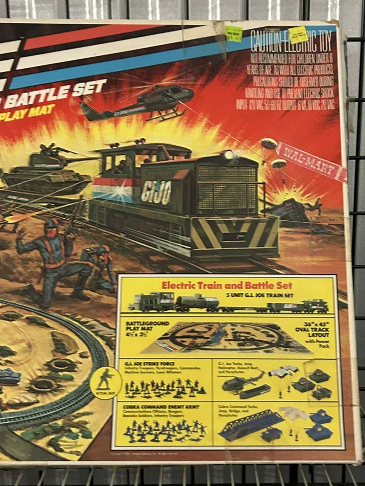 GI Joe Electric Train Tycoon 1983, figuras faltantes paquete eléctrico accesorios sin usar Foto 3 de 4