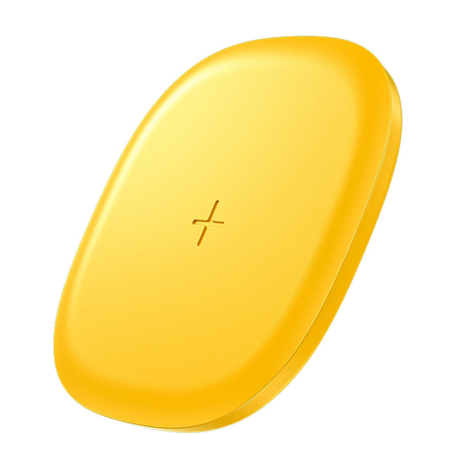 Chargeur sans fil 15W Wekome Série Tint Jaune pour recharge rapide induction