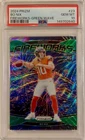 2024 Prizm Bo Nix Fireworks RC Green Wave #23 Broncos PSA 10