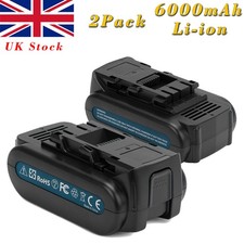 2x Battery For Panasonic 14.4V 6000mAh Li-ion EZ9L40 EZ9L44 EZ9L42 EZ3740 EZ7541