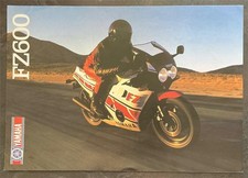 YAMAHA FZ600 Motorcycle Sales Brochure c1987 Ref LIT-3MC-0107951-87E