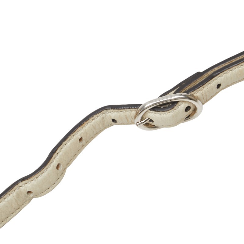 GUCCI Bamboo Daily 2Way Tote Shoulder Bag Leather White Preowned From Japan thumbnail 20