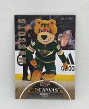 2021-22 Upper Deck Extended Series UD Canvas Mascots Nordy #C405