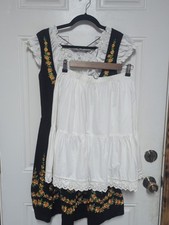 Dirndl Oktoberfest/Maifest German Dress Embroidery Original Steindl Sz 36,S,53cm