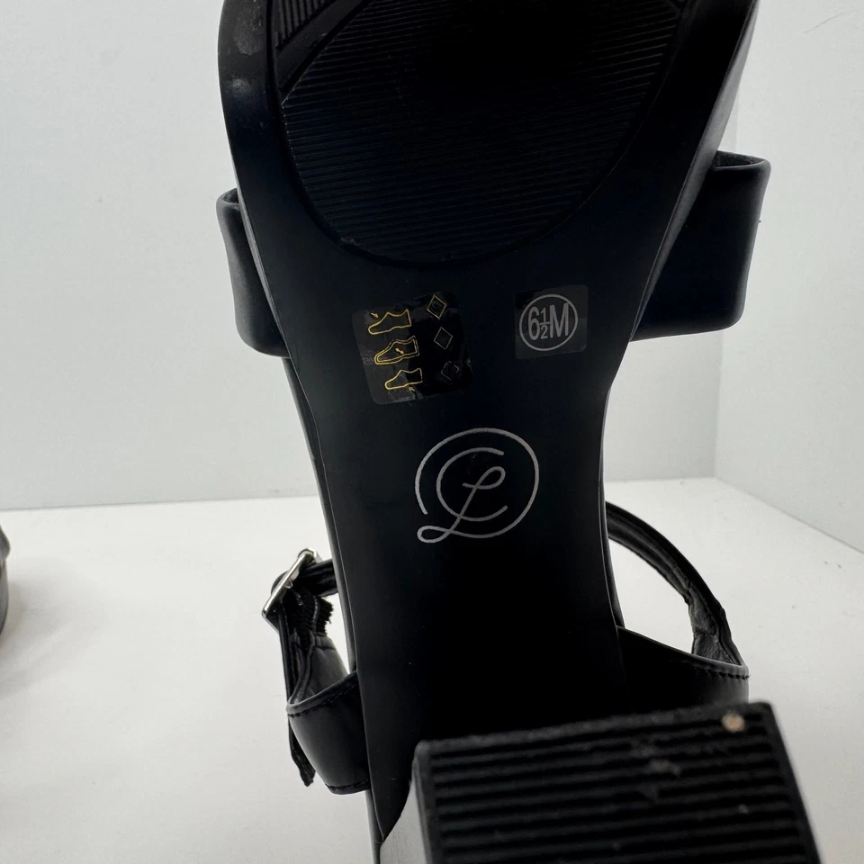 Chinese Laundry Women’s Platform Heels Ankle Strap Size 6M Black - Image 4 of 4