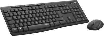 Logitech MK270 Wireless Keyboard and Mouse Set, 2.4 GHz Wireless Connection via