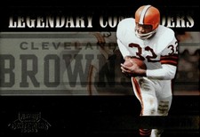 2005 Playoff Contenders #LC-10 Jim Brown Legendary Contenders Green #/750