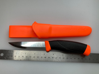 Morakniv Companion Heavy Duty Knife with Sandvik Carbon Steel Blade