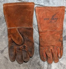 Body-Guard Welding Gloves Size 11 – Leather Heat-Resistant – Used Free Shi