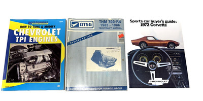 1972 Corvette Buyers Guide TPI Engine Tune Guide THM Transmission Manual