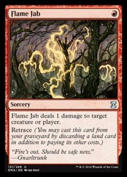 Flame Jab (131) Eternal Masters MTG Uncommon Sorcery