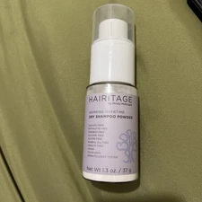 HAIRITAGE Dry Shampoo Powder, Volumizing Hair Product, 1.3 oz