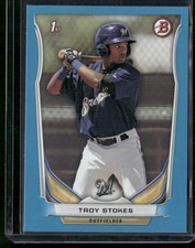 2014 Bowman Draft #DP111 Troy Stokes Blue #/399