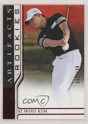 2021 Upper Deck Artifacts Rookies Red 52/199 Si Woo Kim #69 0ps8
